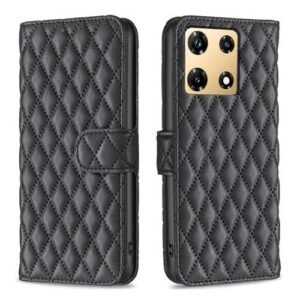Diamond Lattice Leather Case For Infinix Note 30 Pro