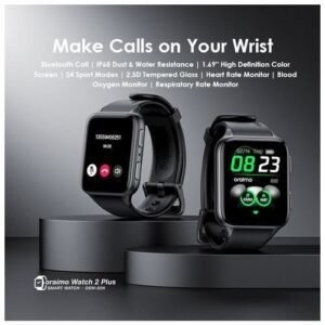 Oraimo Water Resistance 2Plus Quick Call Monitor Smart Watch