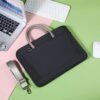 15/15.4/15.6 Inch Laptop Bag Sleeve Protective Case Shoulder Carrying Case-Black