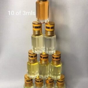 Undiluted Oil Perfumes - 3ml X6pcs