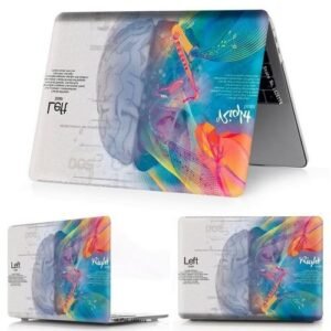 ed Brain Case For Apple MacBook M1 M2 Chip Air 13.6 Pro 14.2 16.2 inch Retina Touch ID Bar 11 12 13 15 16 inch Cover