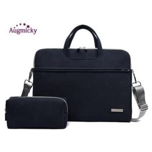 PU Leather women Laptop Bag Notebook Carrying Case Briefcase for Macbook Air 13.3 14 15.6 inch men Handbags shoulder Mouse Bag