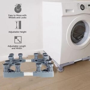Washing Machine Holder Universal Mobile Fridge Stand Base Ad