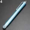 Metal Mesh Tip Touch Screen Stylus Pen Universal-Light Blue
