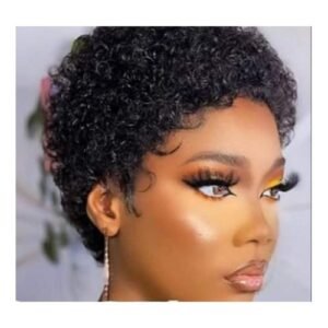 Hair Wig Jerry Curl Hair WIg Natural Colour
