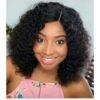 Curly Hair Wig With Closure Natural Colour