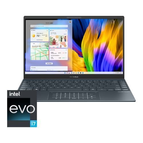 Asus ZenBook UX325EA-KG333T Core I7 8GBRAM 512GB Win10 Pine Grey + Free Canon TS3440 Wireless Printer