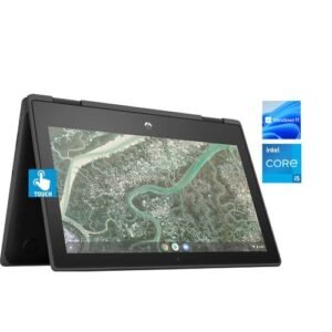Hp ProBook 11 X360- TOUCH- 512GB SSD/8GB RAM-Intel CORE I5- Windows 11 PRO LAPTOP + 64GB Flash & BAG