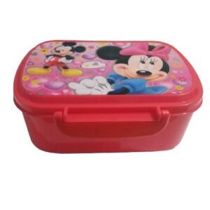 Lunch Box For Children Portable Plate --Red