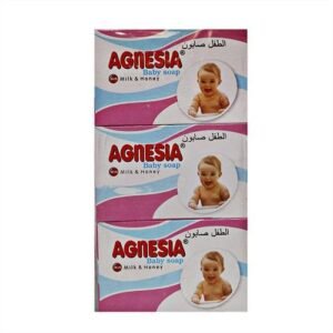 Agnesia Baby Soap With Milk And Honey ( Pack Of 6)