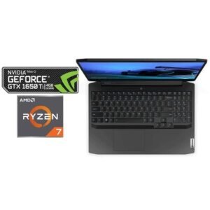 Lenovo IdeaPad 3 Gaming Laptop Ryzen 7-8GB RAM 512GB SSD + 1TB HDD  NVIDIA GeForce GTX 1650 Ti Win 10
