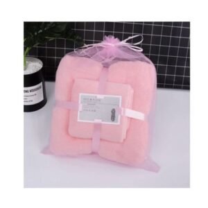 Big And Small Absorbent Towel--pink