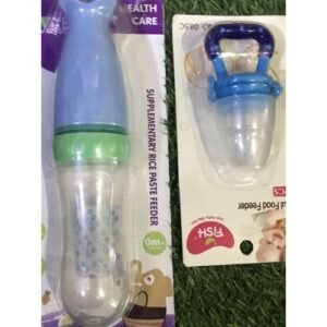 Baby Fruit Feeder Pacifier+Squeeze Feeding Spoon