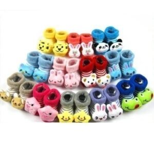 Boys Booties Gift Set Socks 3 Pairs - Multicoloured