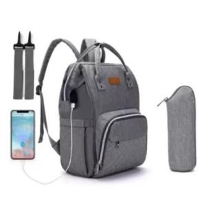 Lequeen Mommy Diaper Bag/Backpack With USB Charging Port