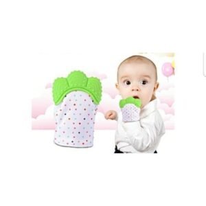 Baby Gum Glove/Teething Mitten -Lemon Green
