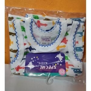 Beautiful Cotton Unisex Baby Singlet & Pant -Play/Inner Wear