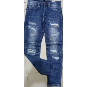 Mens Stock Designer Jeans Skinny Ripped Jeans