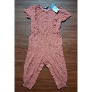 Primark Baby Girls Frill Trim Dotted Jumpsuit