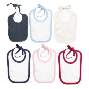 5 Pack Baby Cotton Bibs