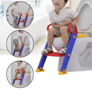 Foldable Children Toilet/Potty Seat/Training Ladder Chair