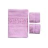 Baby Towel 3 In 1  Gift Set - Pink