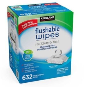 Kirkland Signature Flushable Wipes - 632counts