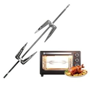 Stainless Steel Roast Chicken Skewer Cook BBQ Grilled Fork