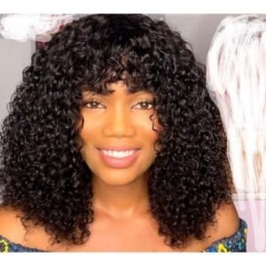 Water Curly Hair Wig Fringe