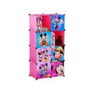 Children Storage Wardrobe Cabinet Mickey Minnie