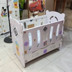 Unisex Luxury Baby Crib With Foam