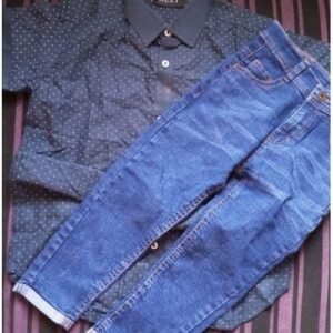 Kids Unique Shirt And Jean Trouser