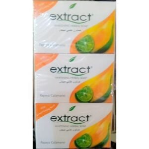 Extract Papaya Lightening Herbal Bathing Soap 125g X 12 PCS