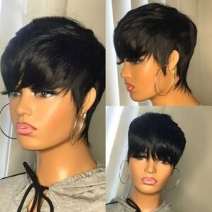 Hair Wig Short Hair Wig Black