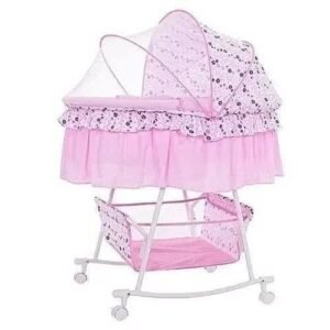 Baby Cradle Bassinet Bed Crib Carriage With Net And Cover
