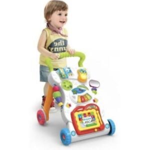 Baby Walker Push Pull Toys With Music And Word-pad
