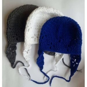 3 In 1 Cute Baby Warm Crochet Cap PropHat