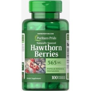 Puritan'S Pride Hawthorn Berries 565mg, 100 Capsules