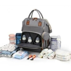 Waterproof Diaper Bag/Backpack With USB Charging Port