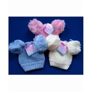 3 In 1 Baby Knitted Caps (head Warmer)