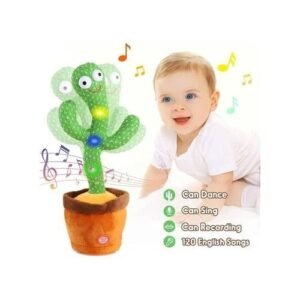Talking And Dancing Cactus Baby Toys For Kids Children Green