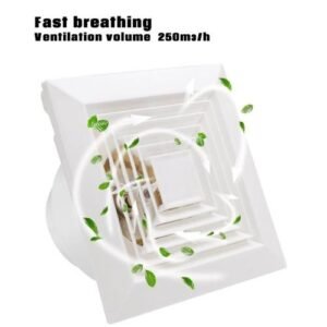 200mm Mute Wall Extractor Exhaust Ventilation Fan Window Bathroom Kitchen Toilet