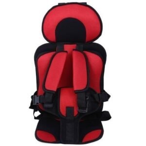 Comfortable Baby Safety Car Strap On Seat Belt - Red And Black