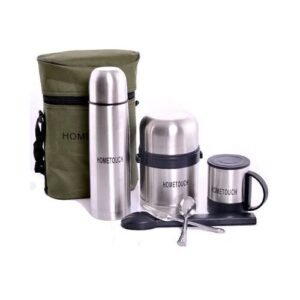Home Touch Set Of 5 Stainless Steel Food Flask