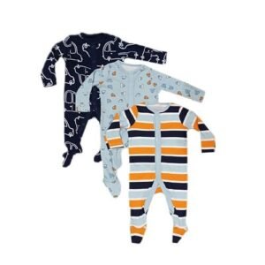 Dunnes Multi Sleepsuit - Pack Of 3 Lovely