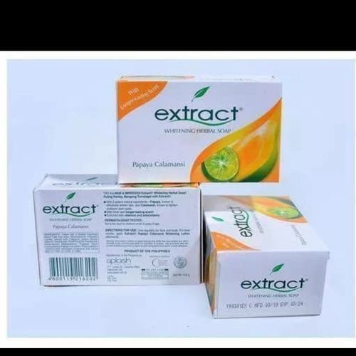 Extract Whitening Herbal Soap {With Papaya Calamansi} (3 PCS)
