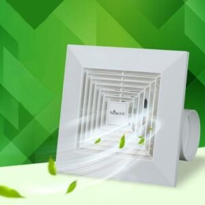 3 Size Ceiling Air Vent Exhaust Fan Wall Ventilation Bathroom Toilet Kitchen 12inch