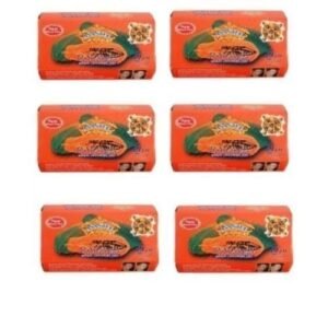 Asantee Papaya And Honey  Herbal Lightening Soap- 6packs/
