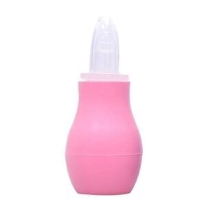 Baby Nose Aspirator Nasal Vacuum Suction Cleaner Snot Backflow Prevention (Pink) ---