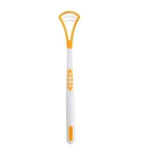 2 Pieces - Mouth Odour Halitosis Removal Tongue Scraper Cleaner Reusable Reduce Bad Breath